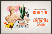Storytelling and Collage Kit, an Object Illustration by SNIPESCIENTIST (Thumbnail 4 of 44)