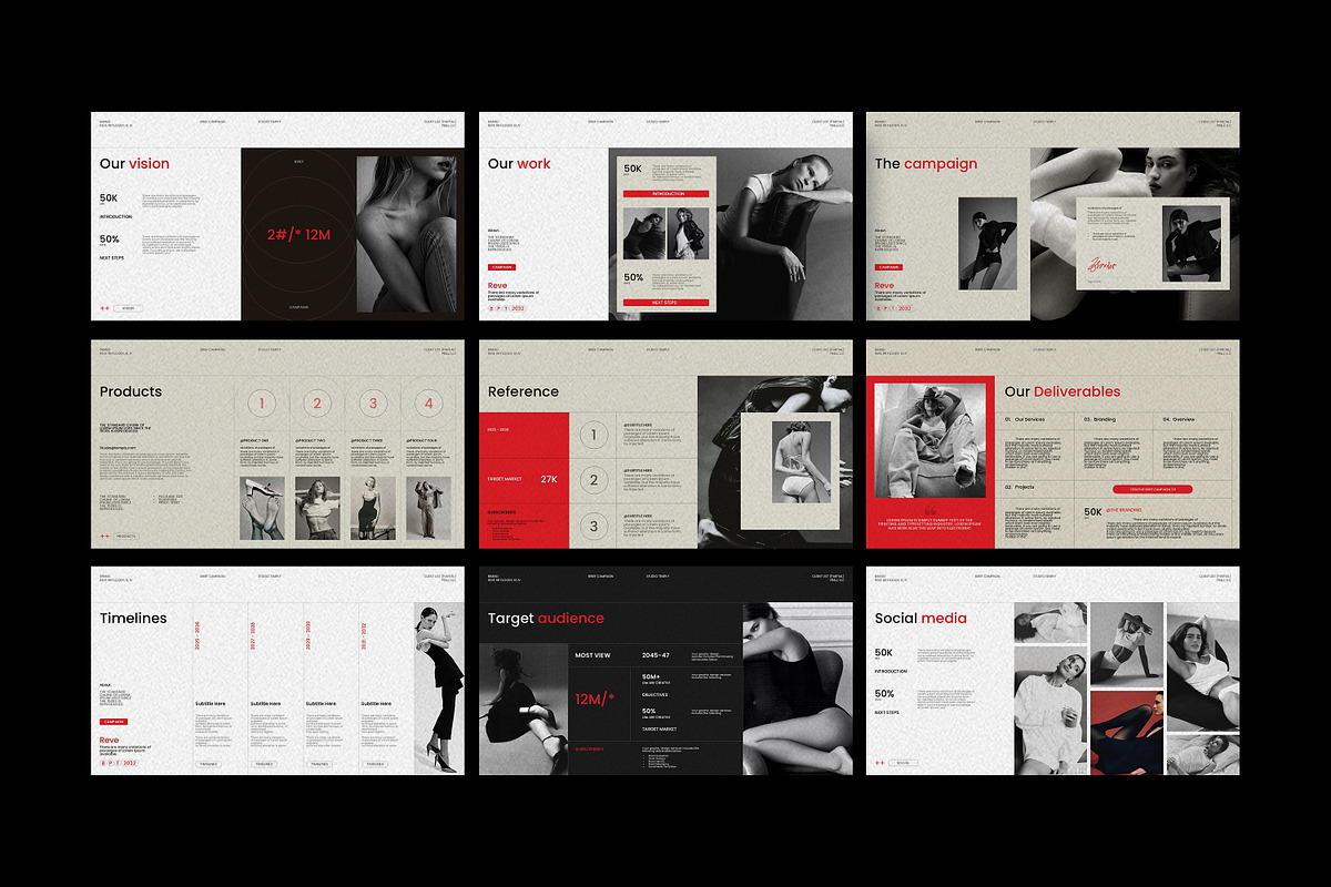 REVE | Brief Campaign Presentation, a Presentation Template by Studio Temply (Photo 10 of 12)