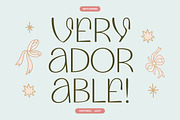 VENTRIKEL Display Variable Font, a Sans Serif Font by Artflorara (Thumbnail 11 of 21)