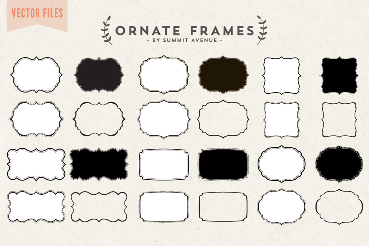 Vector - Ornate Decorative frames