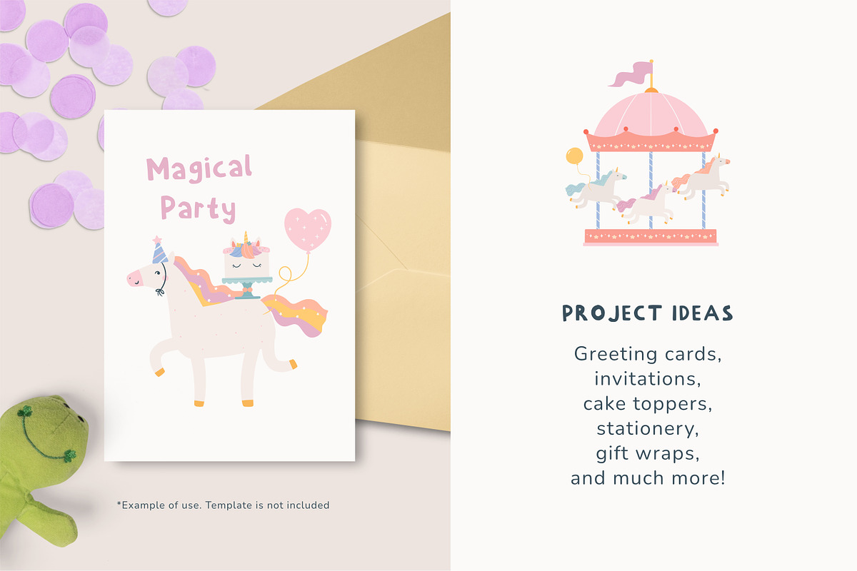 Whimsical Unicorns Birthday, an Animal Illustration by Petit Citizen Design (Photo 4 of 7)