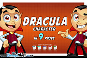 Dracula Character - In 9 Poses, a Person Illustration by DesignWolf (Thumbnail 1 of 2)