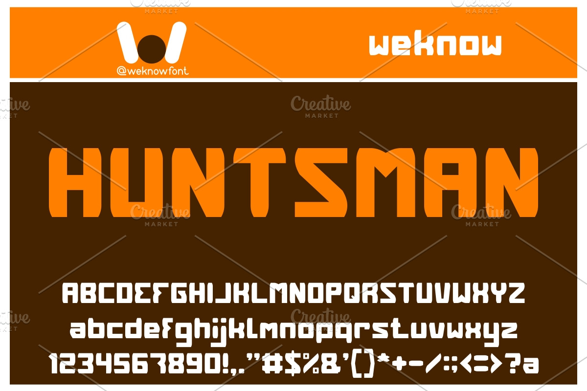 Head Hunter font, a Font by weknow (Photo 4 of 5)