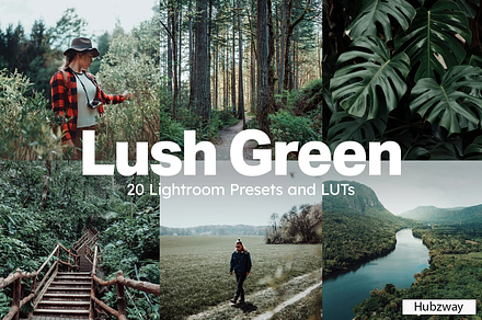 20 Lush Green Lightroom Presets LUTs, a Preset Add-On by Hubzway