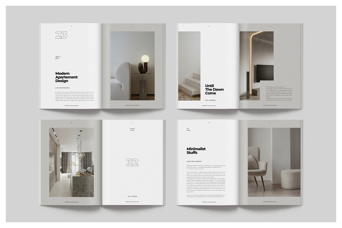 OREGIN Multipurpose Catalog, a Magazine Template by Arif Tri Ananta (Photo 2 of 14)