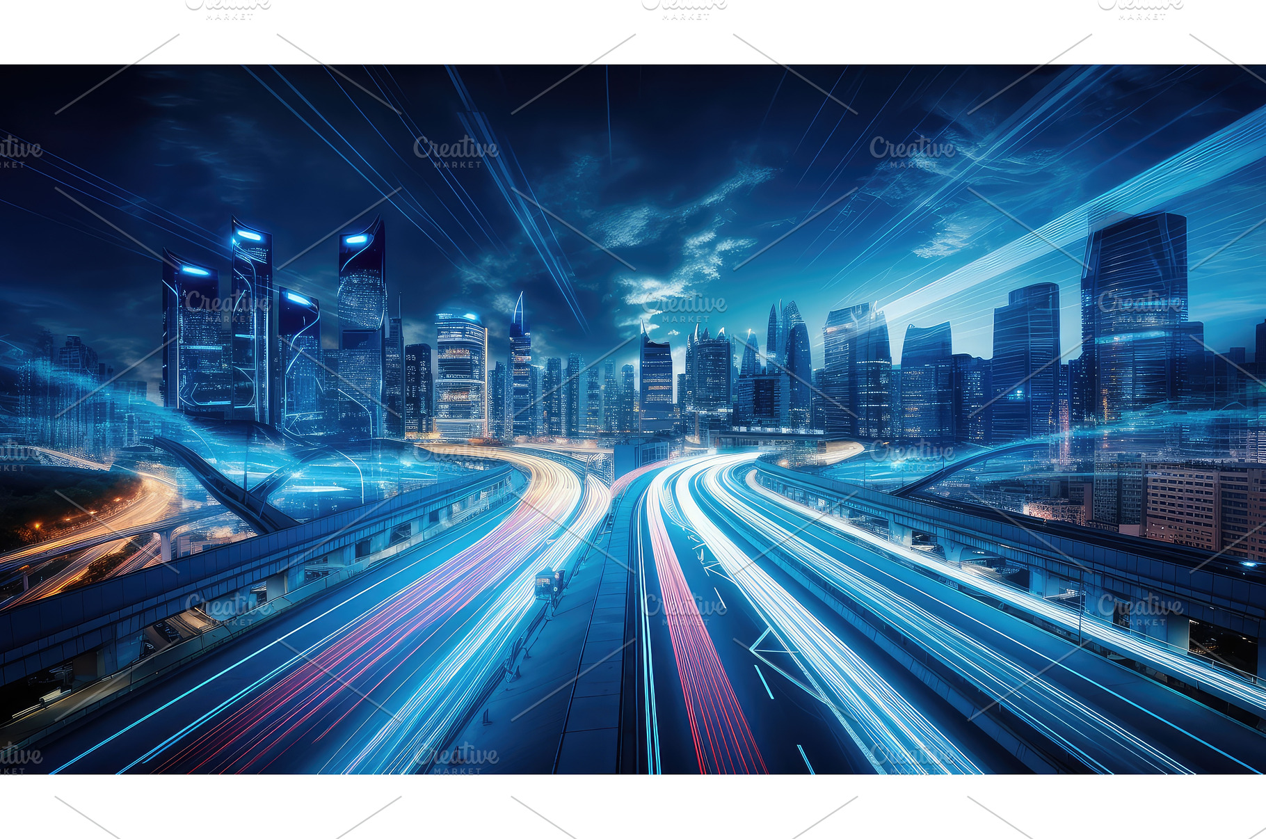 futuristic space city background ai, a Background Photo by pikepicture