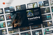 Travel & Tourism Powerpoint Template, a Presentation Template by fluffstudio (Thumbnail 1 of 4)