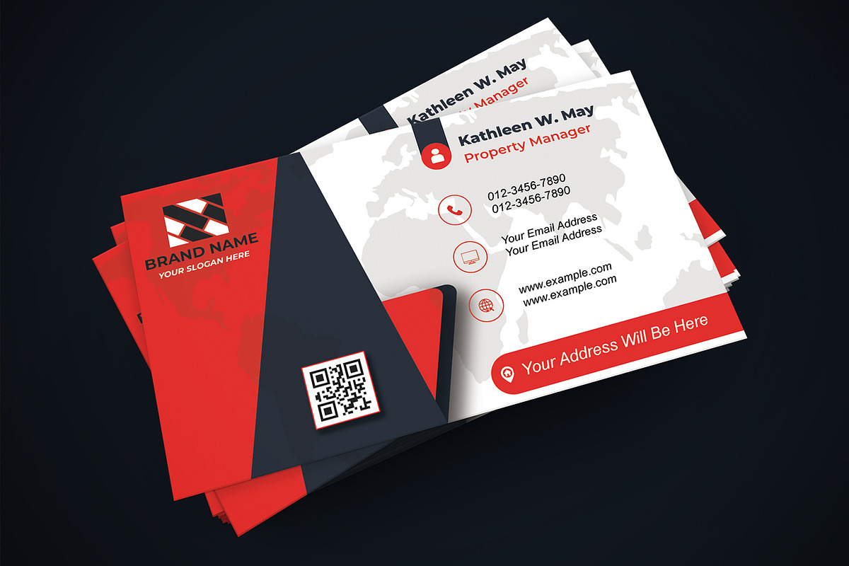 Elegant Minimal Card Template preview 6
