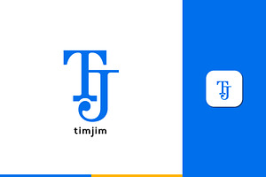 Monogram Icon TJ