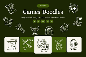 Game Doodle Icon, an Outline Icon by Vectors Market