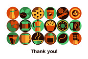 Coffee Art. Geometry Mosaic Design, a Food Illustration by Lettering_Logo (Thumbnail 9 of 9)
