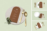 Restaurant Menu Mockup, a Packaging Mockup by xavier_studio (Thumbnail 1 of 5)