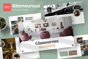 Glamourous - Beauty Powerpoin, a Presentation Template by Panen Creative