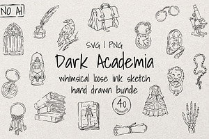 Dark Academia Sketch Bundle