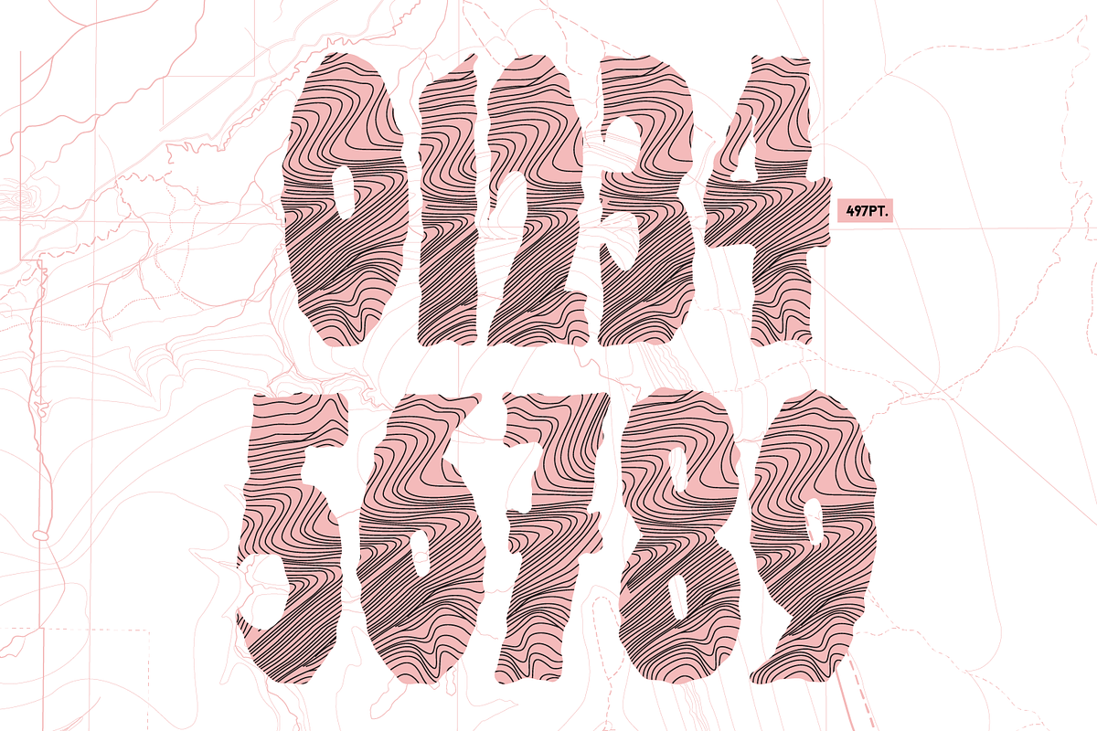 Mercurio SVG Font preview 3