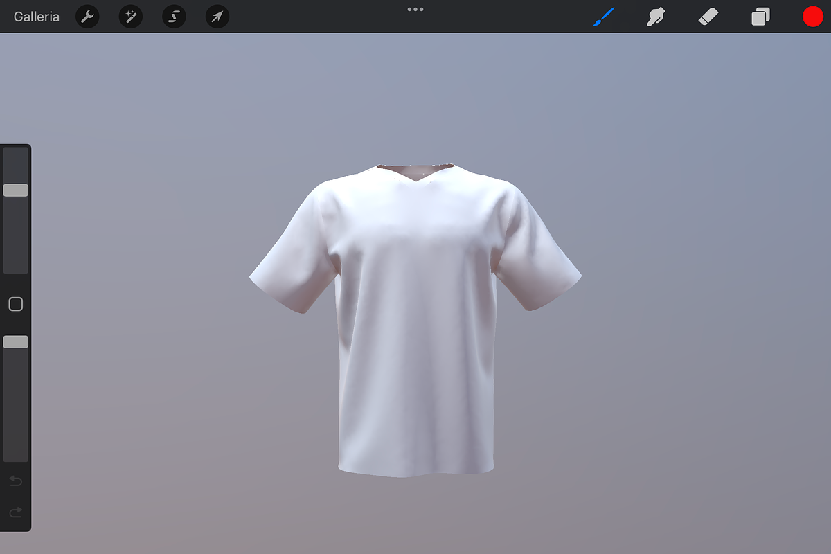 3D Model T-shirt for Procreate App, an Object 3D Model by Shorty Graphics Shop (Photo 3 of 5)