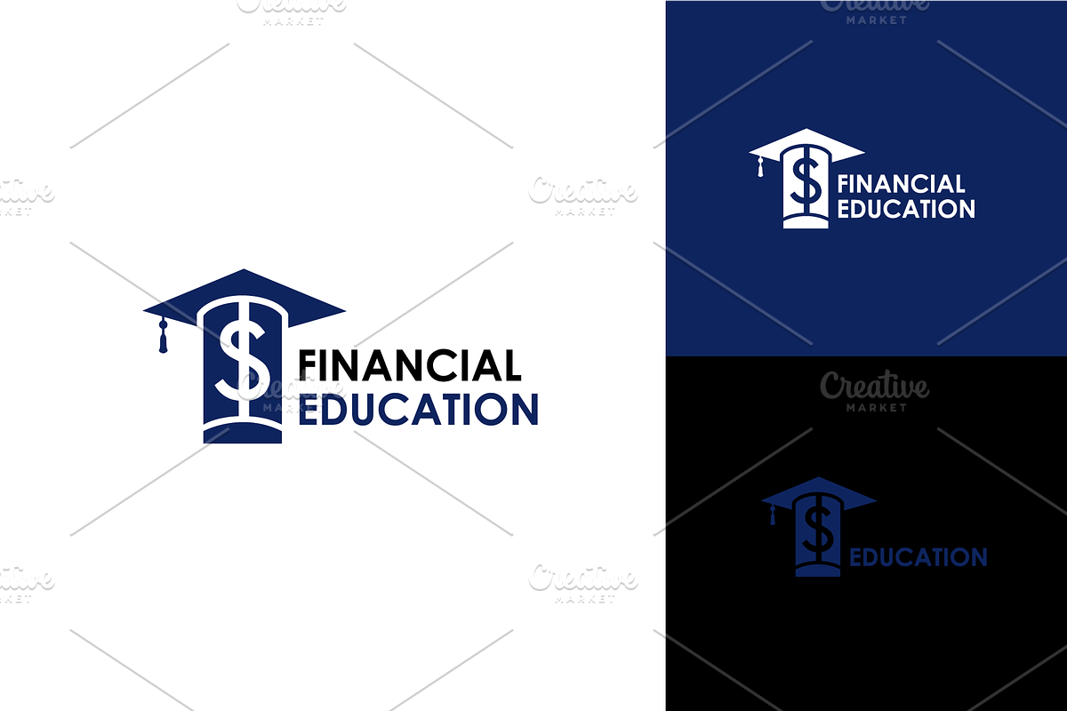 Financial Education Logo, a Branding & Logo Template by zaqilogo