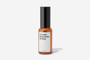 Cosmetic Spray Bottle Mockup Vo.1