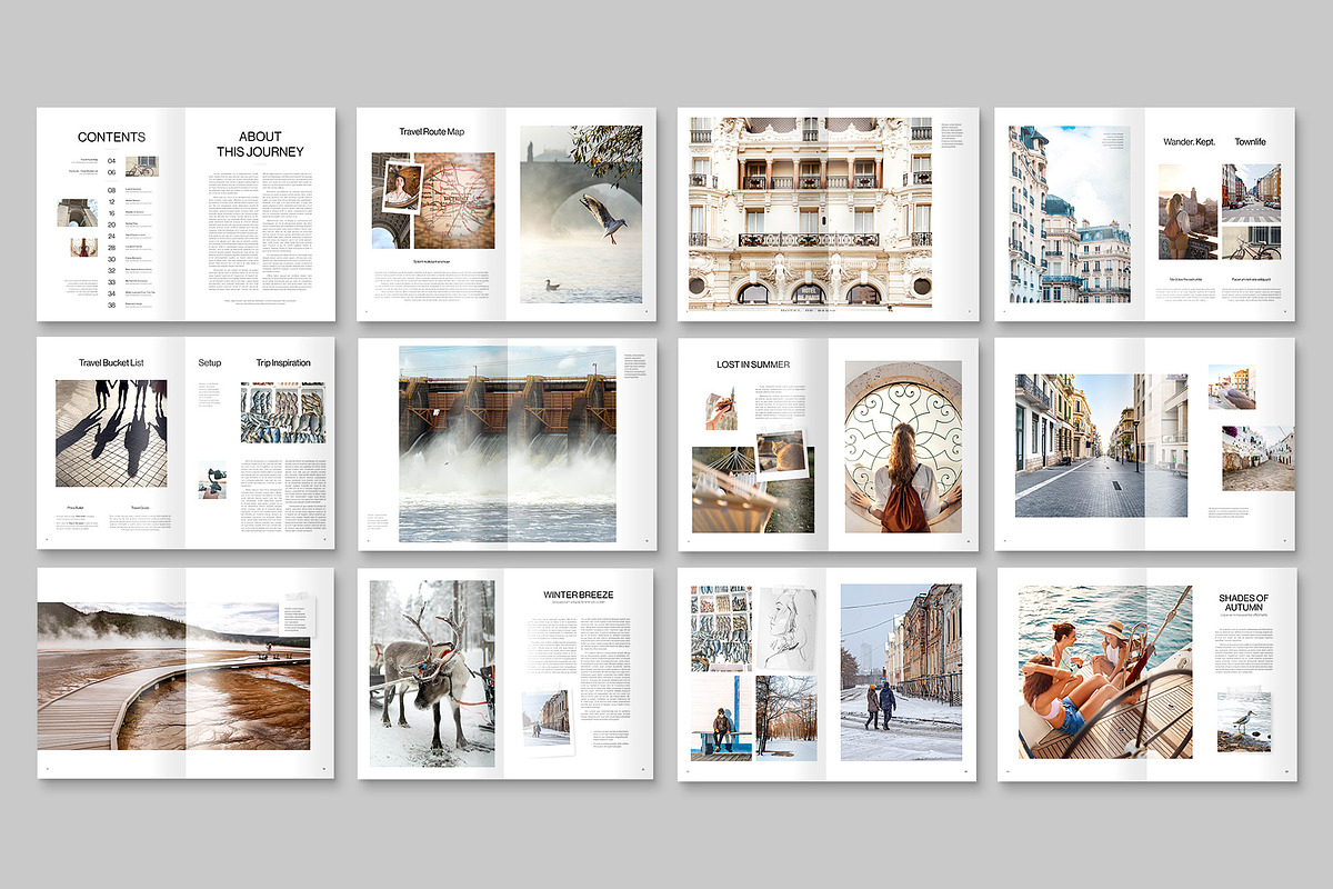 Photo Book Layout, a Brochure Template by BrandPacks