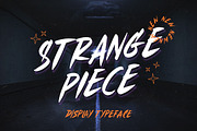 Strange Piece, a Font by Letterhend Studio (Thumbnail 1 of 9)