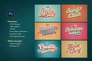Retro Surf Text Effects, a Branding & Logo Template by Andrew Skoch Design (Thumbnail 9 of 9)