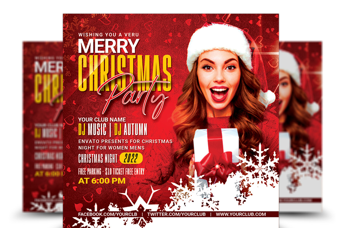 Christmas Flyer, a Flyer Template by AfzaalGraphics (Photo 1 of 2)