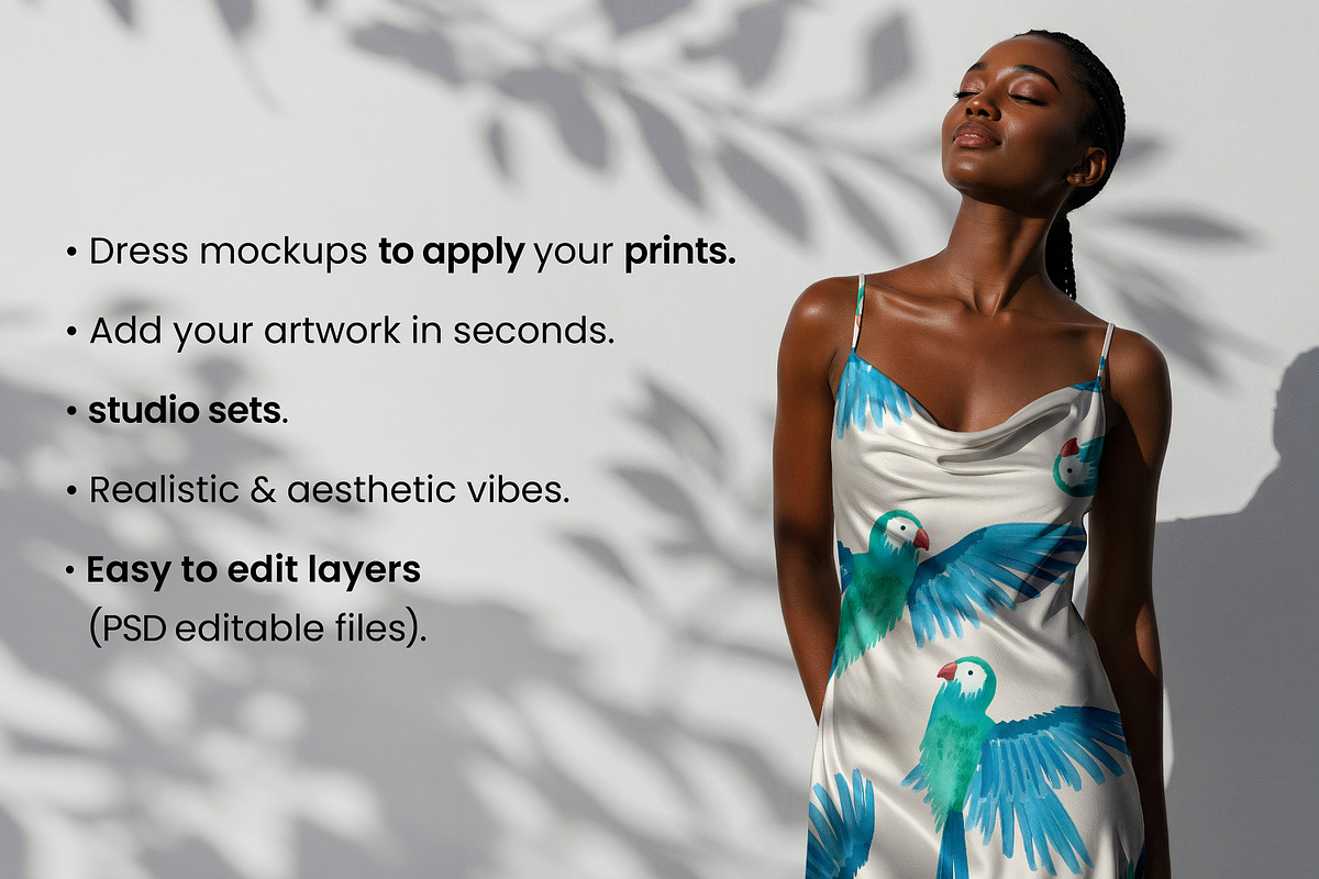 20 Fashion Dress Mockups, a Shirt Mockup by ARARA ✸ Creative Design (Photo 3 of 5)