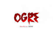 Darkvas -Scary and cool display font, a Font by Fontcastle (Thumbnail 2 of 6)