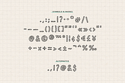 Elastique Stylo Spike - Outline Font, a Slab Serif Font by type peace (Thumbnail 13 of 14)