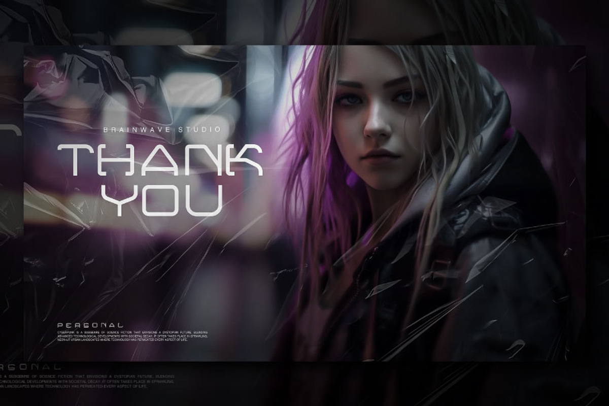 AXEO - Futuristic and Slim Font, a Font by Brainwave (Photo 18 of 18)
