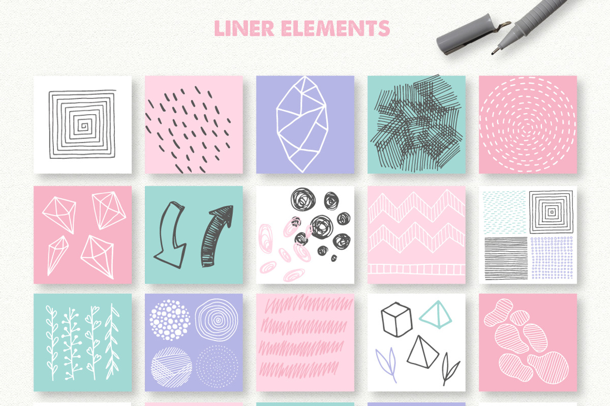 Abstract Toolkit [390 elements], an Object Graphic by Julia Dreams (Photo 4 of 9)