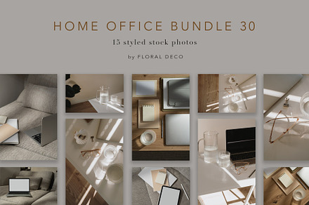 Home Office Bundle 30, a Business Photo by Floral Deco
