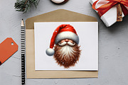 Santa Hat & Beards Clipart Pack, an Illustration by RobertsArt (Thumbnail 7 of 7)