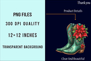 Christmas Cowboy Boots Clipart, an Illustration by SinaCreation (Thumbnail 6 of 7)