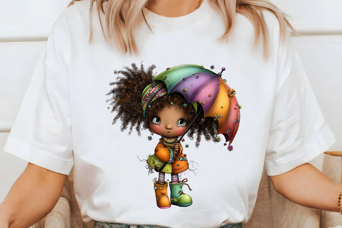 Quirky Girl Clipart, an Illustration by Libby Wishes (Photo 6 of 8)