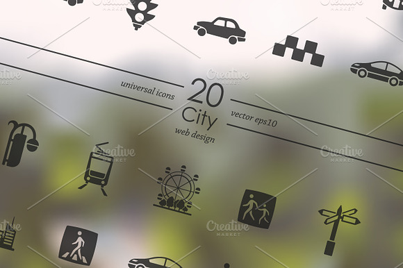 20 City Icons