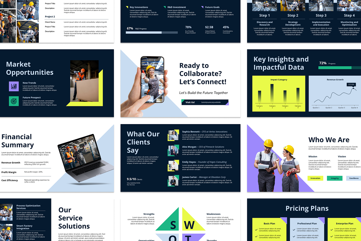 Industry Deck, a Presentation Template by Sixtemp (Photo 3 of 3)