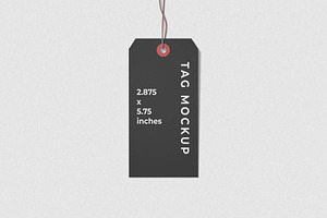 Label Tag Mockups