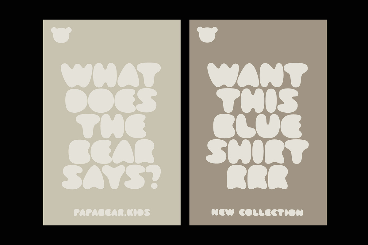 Papa Bear, a Font by Here  FF (Photo 9 of 15)
