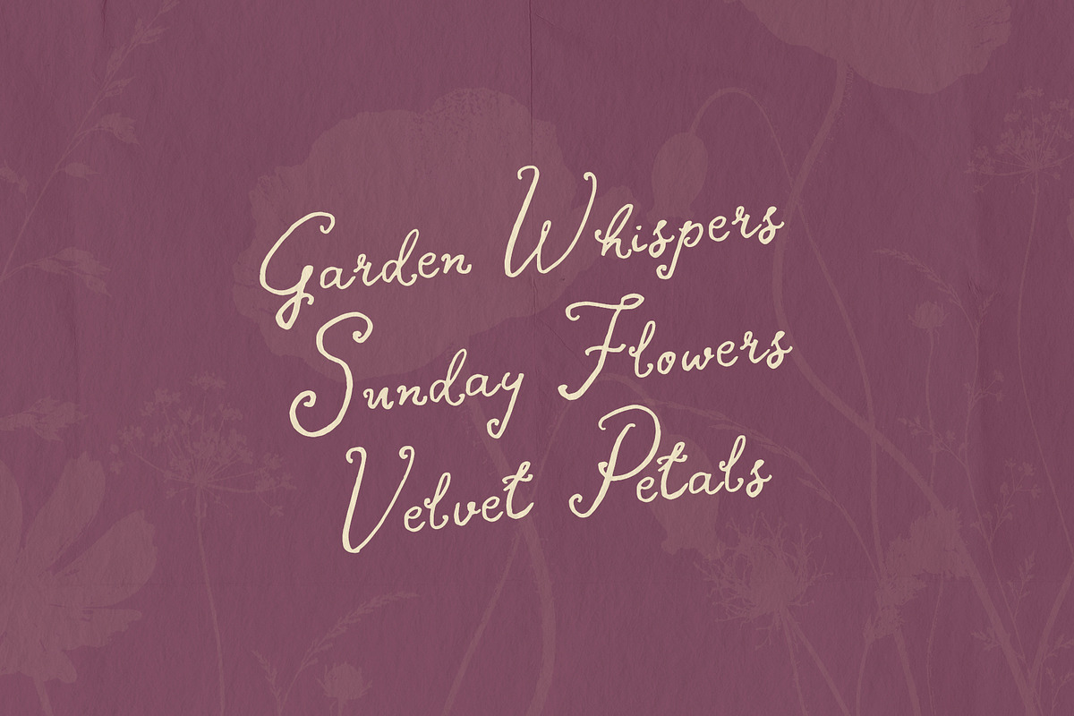 Garden Brunch Script & Sans Duo, a Handwritten Font by BilberryCreates (Photo 7 of 11)