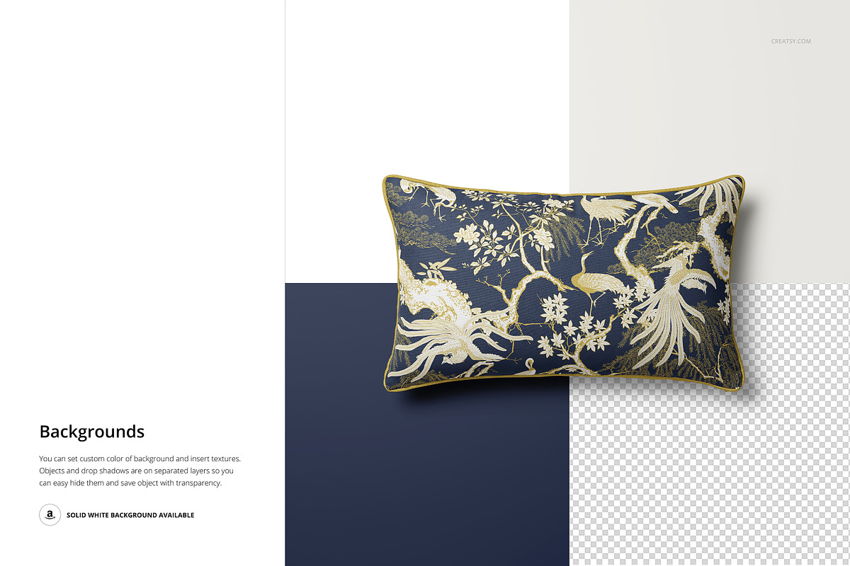 Reversible Piped Cushions Mockup Set, a Household Mockup by creatsy5 (Photo 23 of 25)
