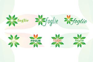 Foglie logos, a Branding & Logo Template by MuzaInspires