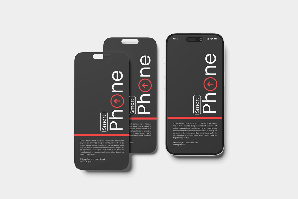 iPhone Screen Mockup, an iPhone Mockup by AndikaGraphic (Photo 3 of 6)
