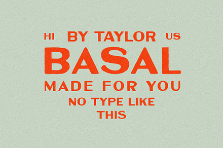 Basal I A Bold Sans Serif Font, a Handwritten Font by Taylor Penton
