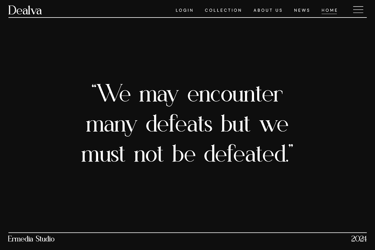 Dealva | Serif Font, a Serif Font by Ermedia Studio (Photo 7 of 12)