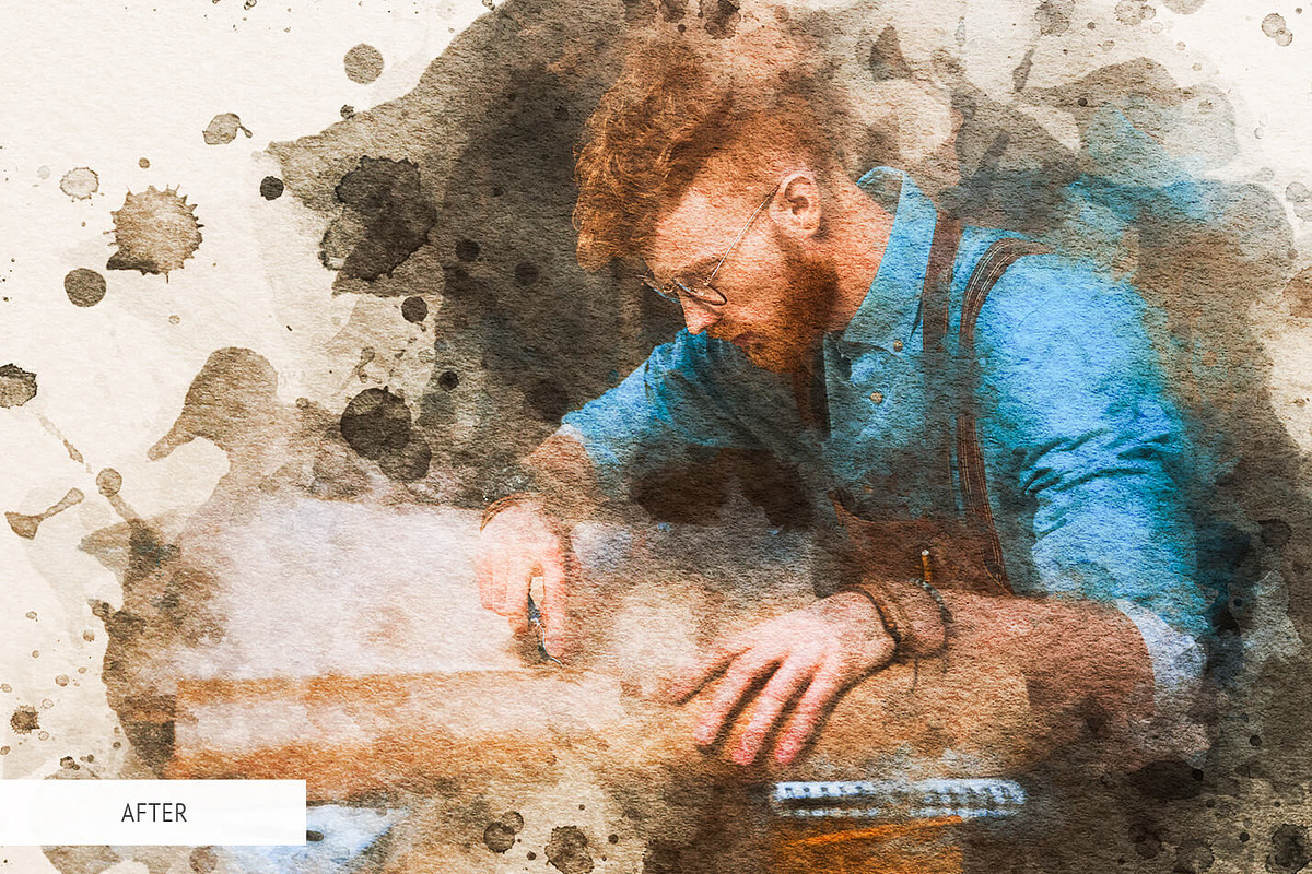 Photoshop Actions - Watercolor Paint, an Action Add-On by FixThePhoto (Photo 22 of 32)