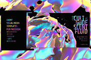 Abstract 3D Fluid Banners Template, a Social Media Template by Black Cat Studio (Thumbnail 4 of 7)