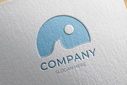 Surf wave beach logo design, a Branding & Logo Template by Medianeka (Thumbnail 1 of 3)