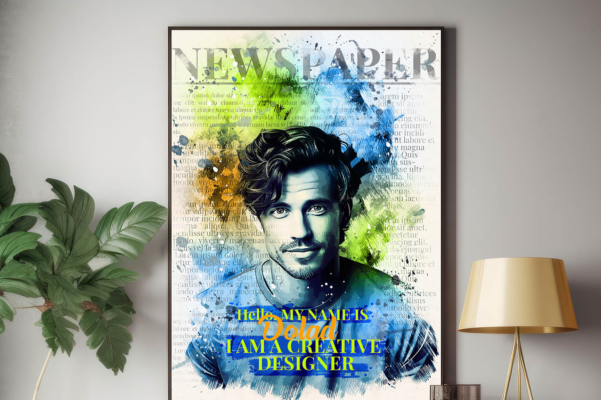 News Paper Mixed Media Art Effect, an Action Add-On by MRI STUDIO (Photo 24 of 43)