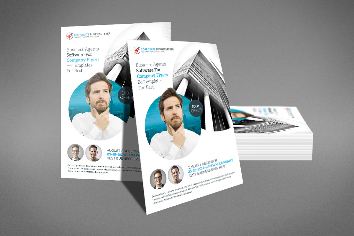 Corporate Business Flyer Template, a Flyer Template by Graphic Templates (Photo 3 of 4)